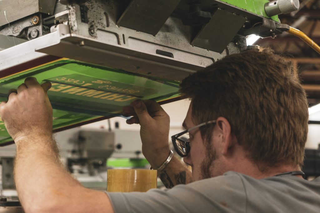 screen printing by 10-9 Design