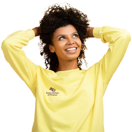 Girl wearing custom print shirt